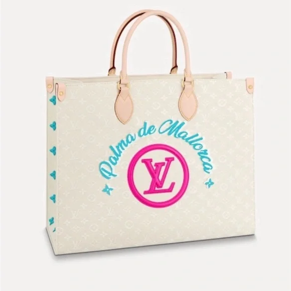 Louis Vuitton RARE ONTHEGO GM Purse Tote “Palma De Mallorca” Spain M20906 - Picture 2 of 11